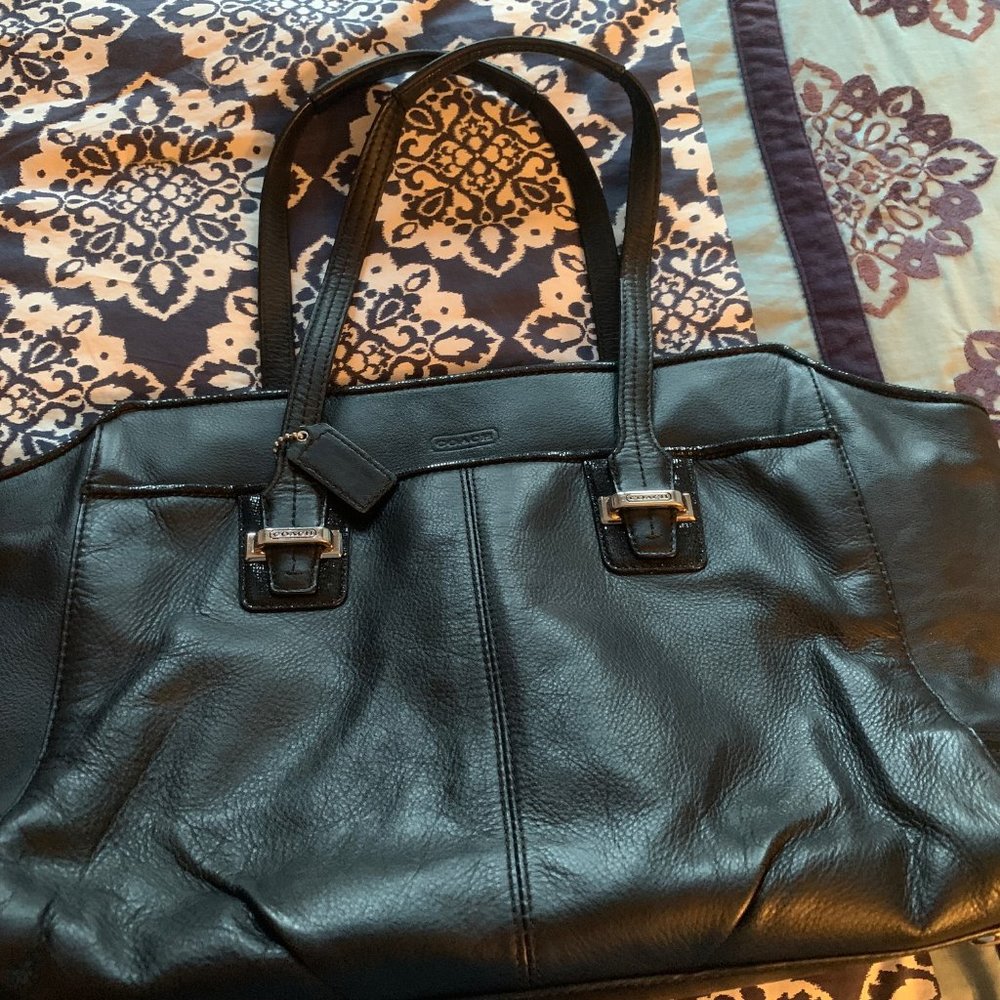 Black coach bag